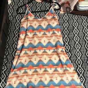 Tribal Print Sleeveless Dress